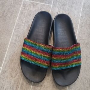 PRIDE Rainbow Sandals Mad Love Target